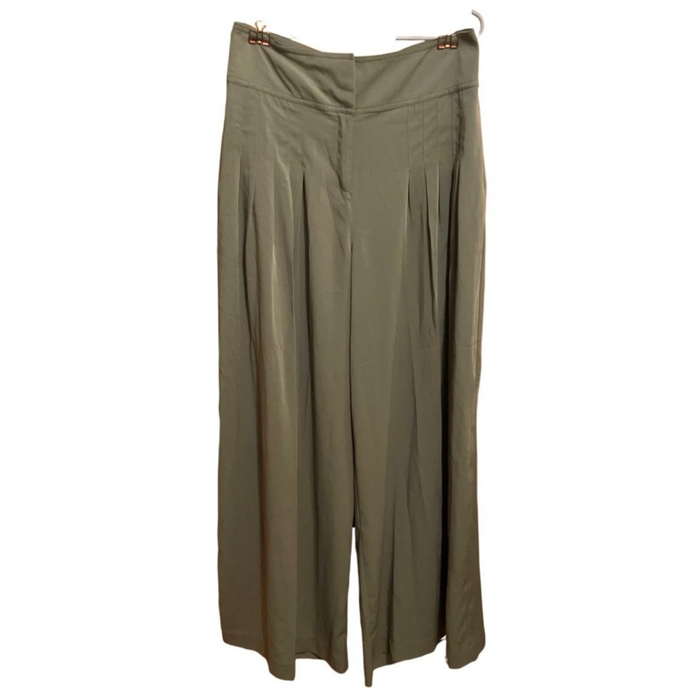 size 12 Gabrielle Union NY & Co wide leg flowy dress pants